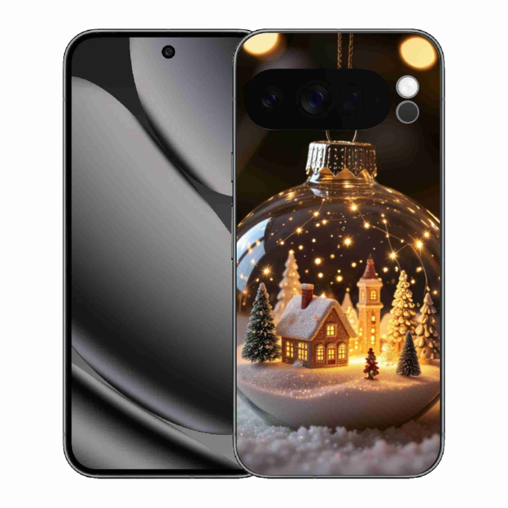 Gelový kryt mmCase na Google Pixel 10 Pro XL - vánoční koule 3