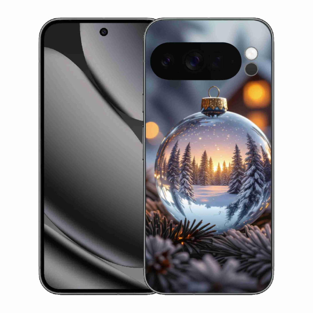 Gelový kryt mmCase na Google Pixel 10 Pro XL - vánoční ozdoba