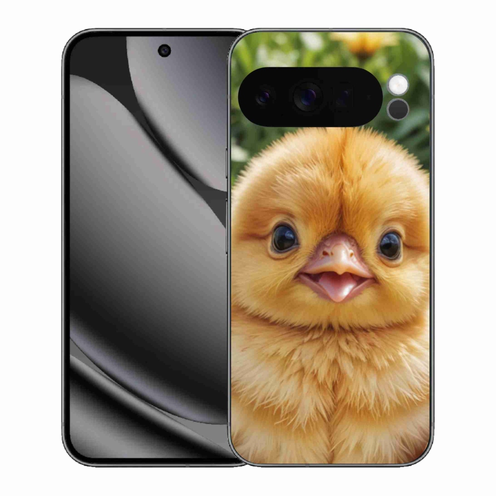 Gelový kryt mmCase na Google Pixel 10 Pro XL - veselé kuřátko