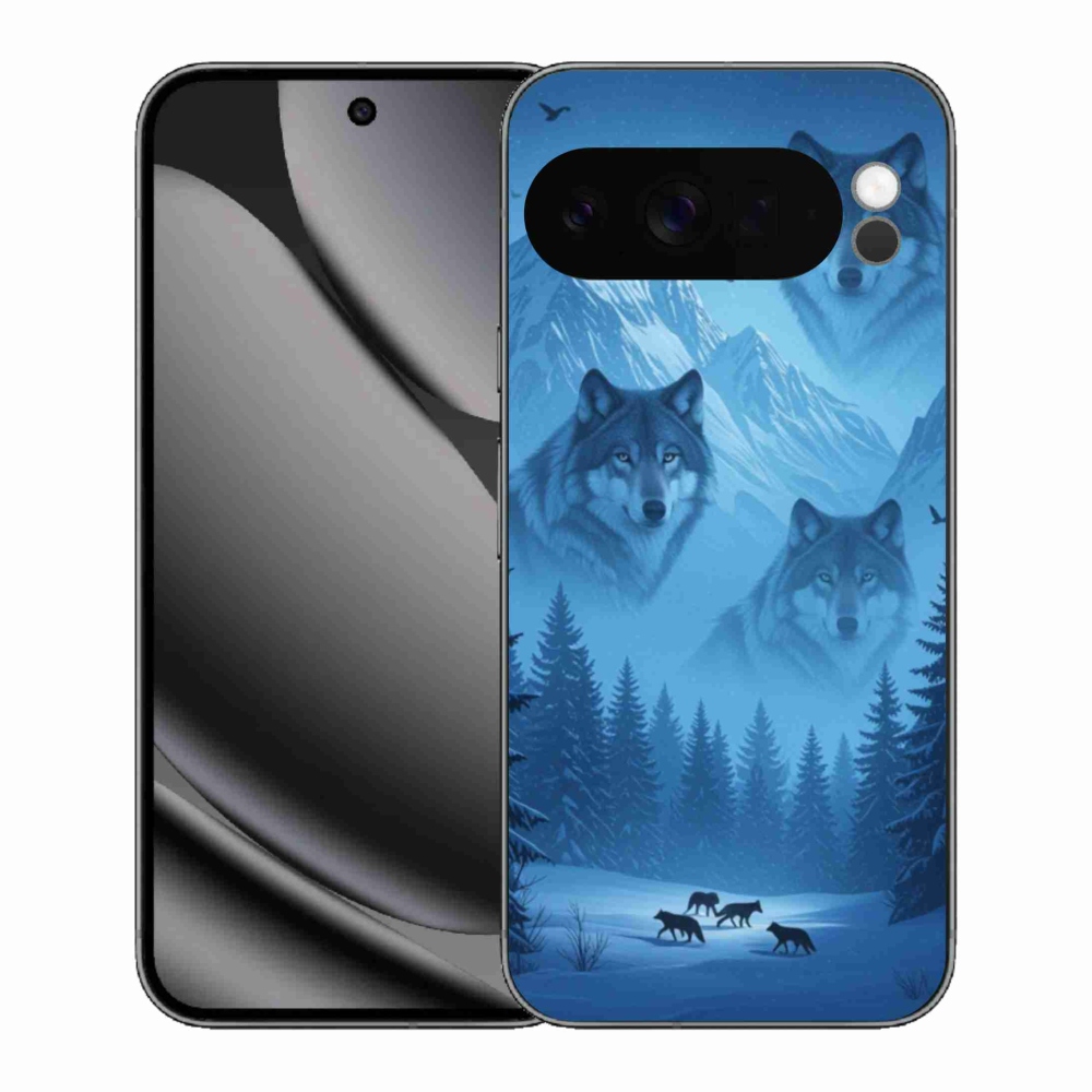 Gelový kryt mmCase na Google Pixel 10 Pro XL - vlčí smečka
