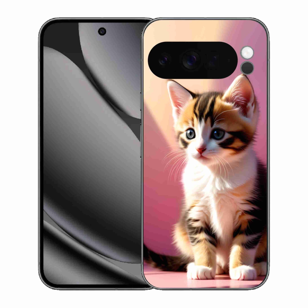 Gelový kryt mmCase na Google Pixel 10 Pro XL - zvědavé kotě 2