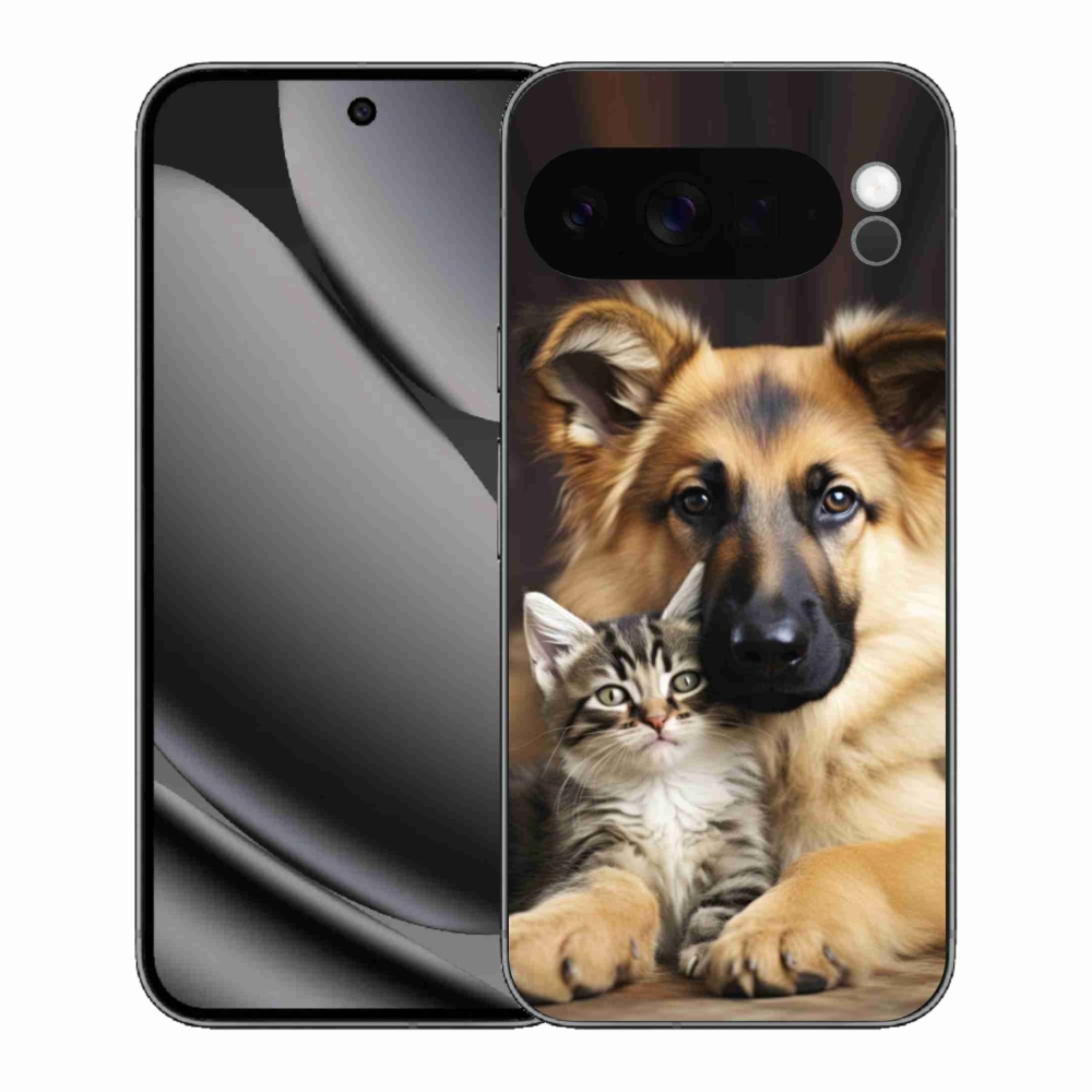 Gelový kryt mmCase na Google Pixel 10 Pro XL - zvířecí přátelství