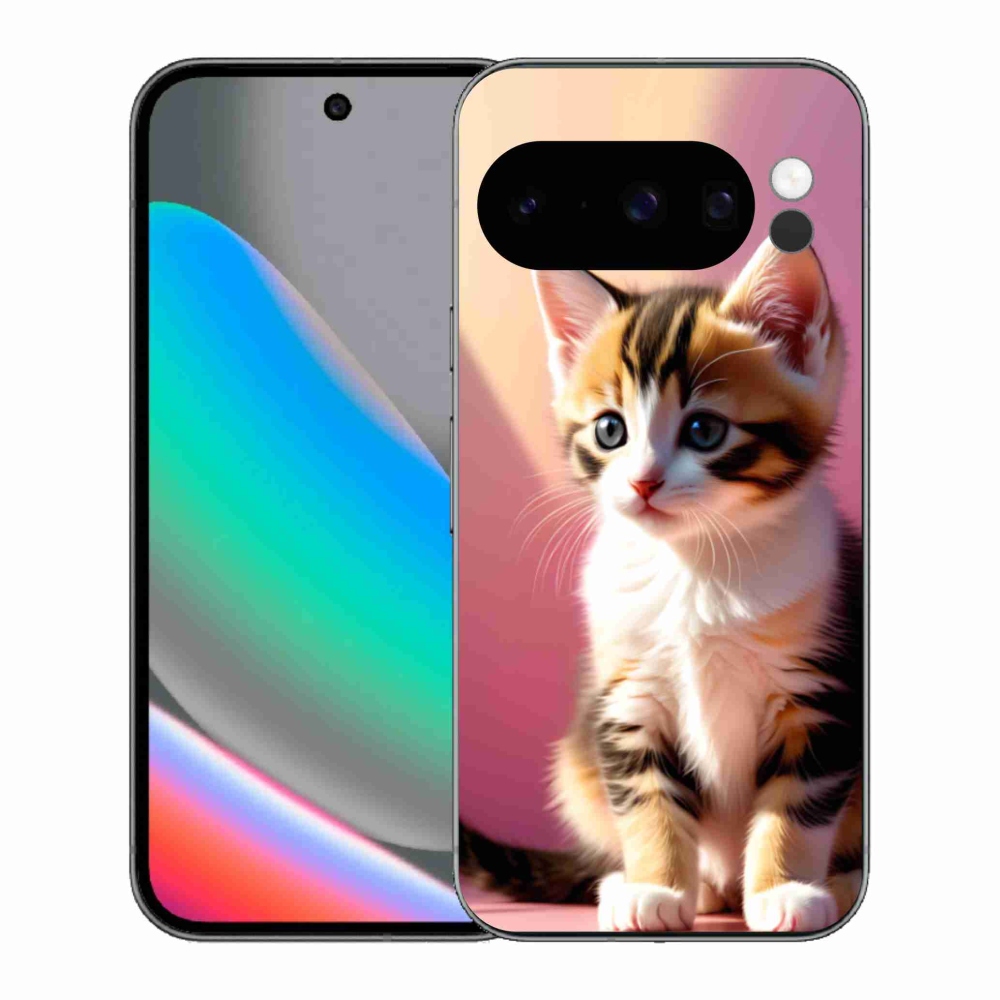 Gelový kryt mmCase na Google Pixel 10 Pro - zvědavé kotě 2