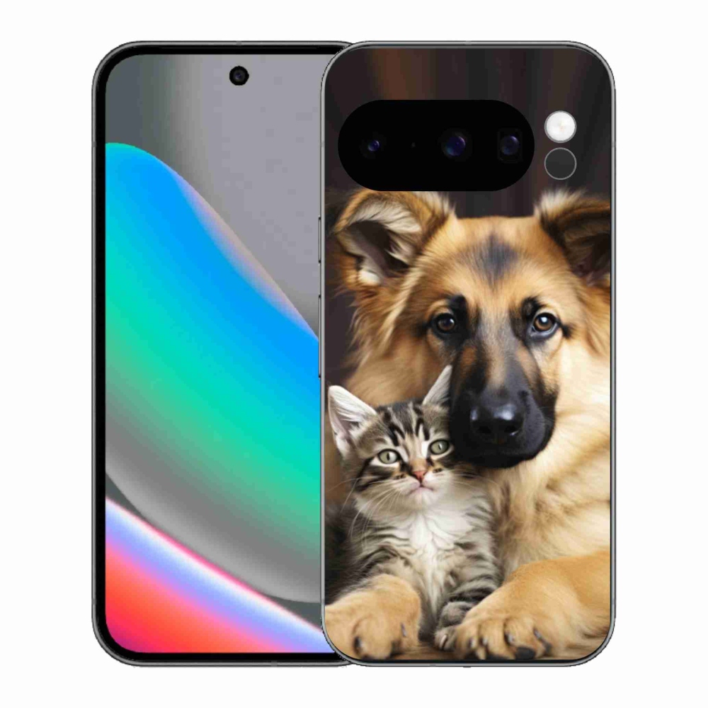 Gelový kryt mmCase na Google Pixel 10 Pro - zvířecí přátelství