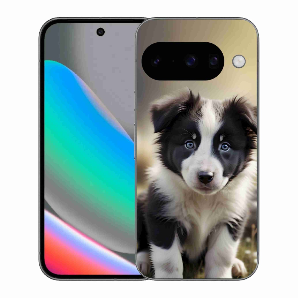 Gelový kryt mmCase na Google Pixel 10 - roztomilá border kolie