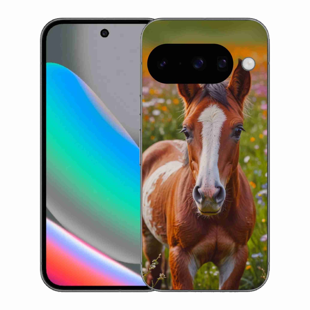 Gelový kryt mmCase na Google Pixel 10 - roztomilé hříbě