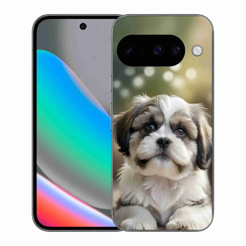 Gelový kryt mmCase na Google Pixel 10 - roztomilý shih-tzu