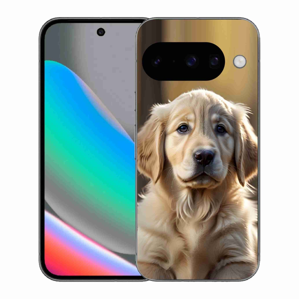 Gelový kryt mmCase na Google Pixel 10 - roztomilý zlatý retrívr