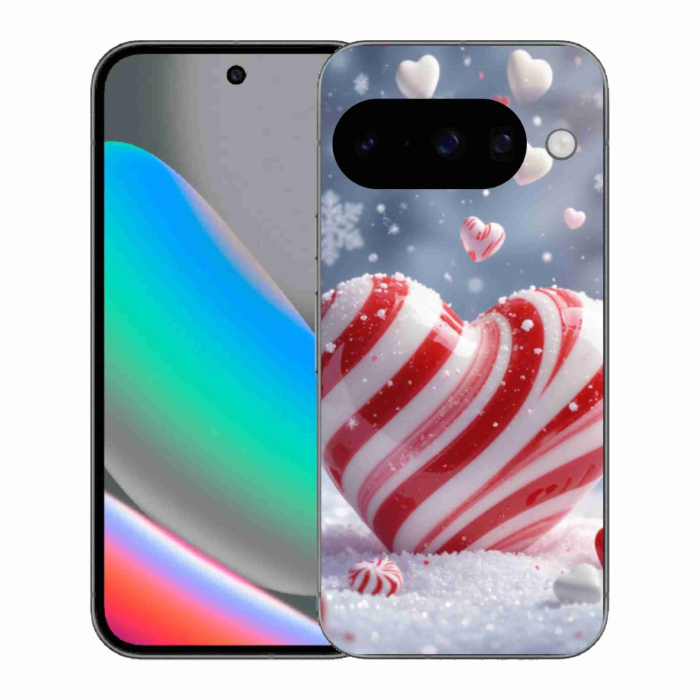 Gelový kryt mmCase na Google Pixel 10 - sladké srdce