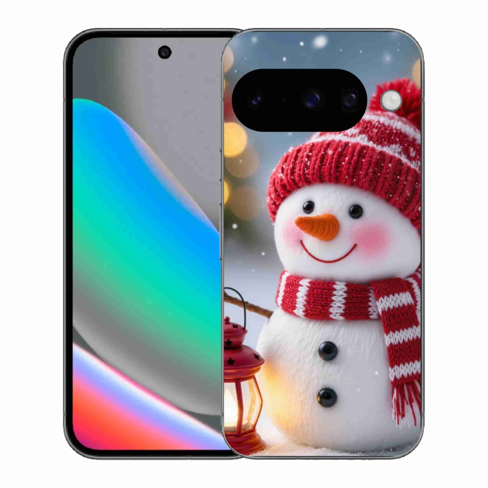 Gelový kryt mmCase na Google Pixel 10 - sněhulák 2