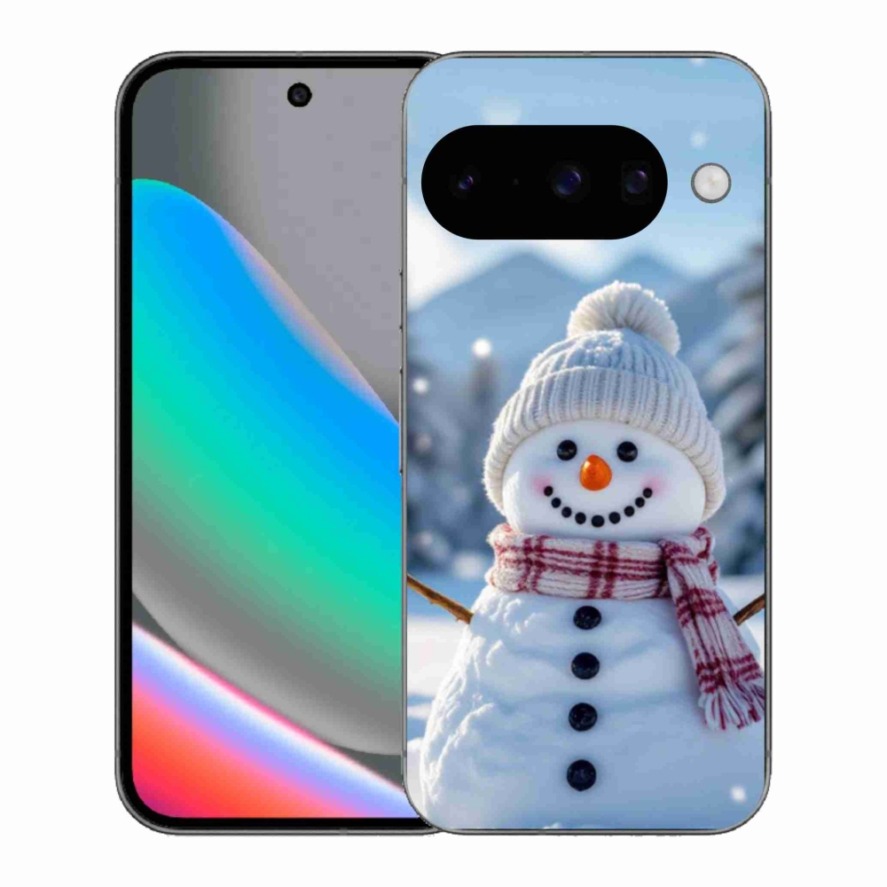 Gelový kryt mmCase na Google Pixel 10 - sněhulák 3