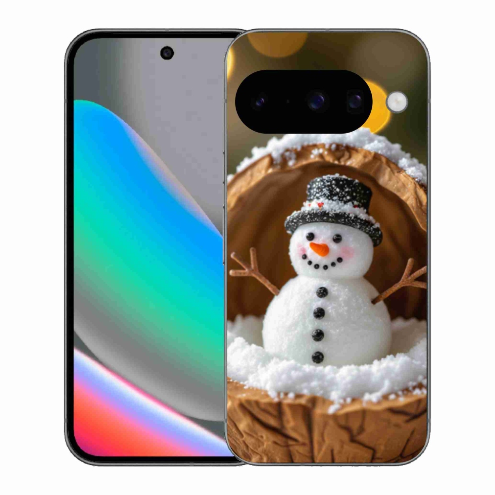 Gelový kryt mmCase na Google Pixel 10 - sněhulák 4