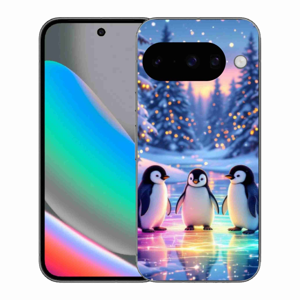 Gelový kryt mmCase na Google Pixel 10 - tučnáci