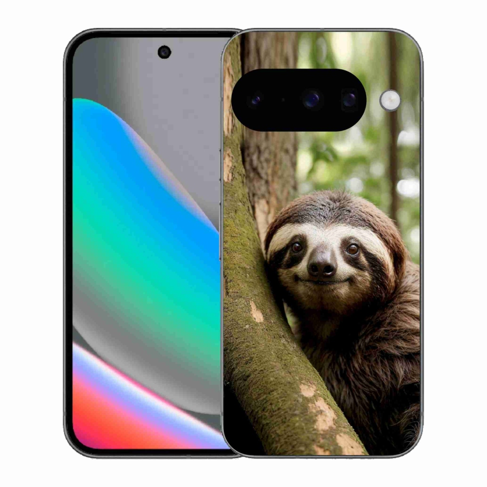 Gelový kryt mmCase na Google Pixel 10 - usměvavý lenochod