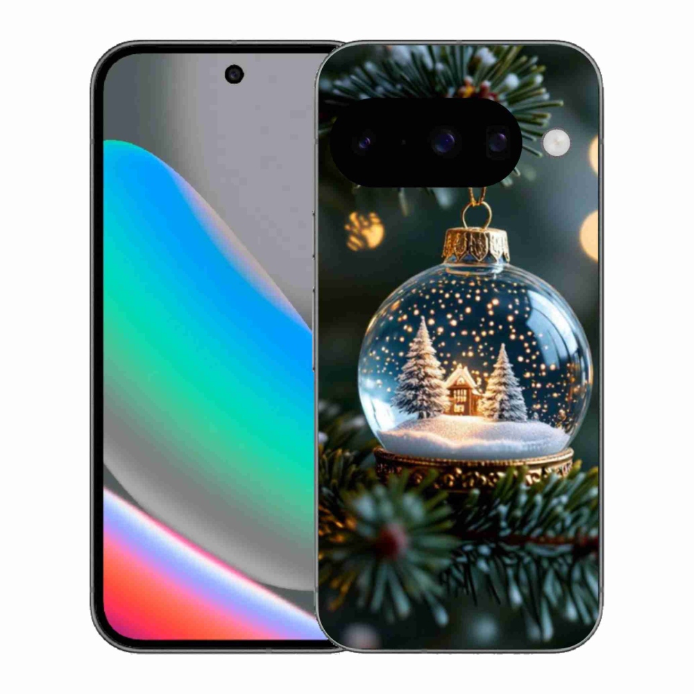 Gelový kryt mmCase na Google Pixel 10 - vánoční koule 2