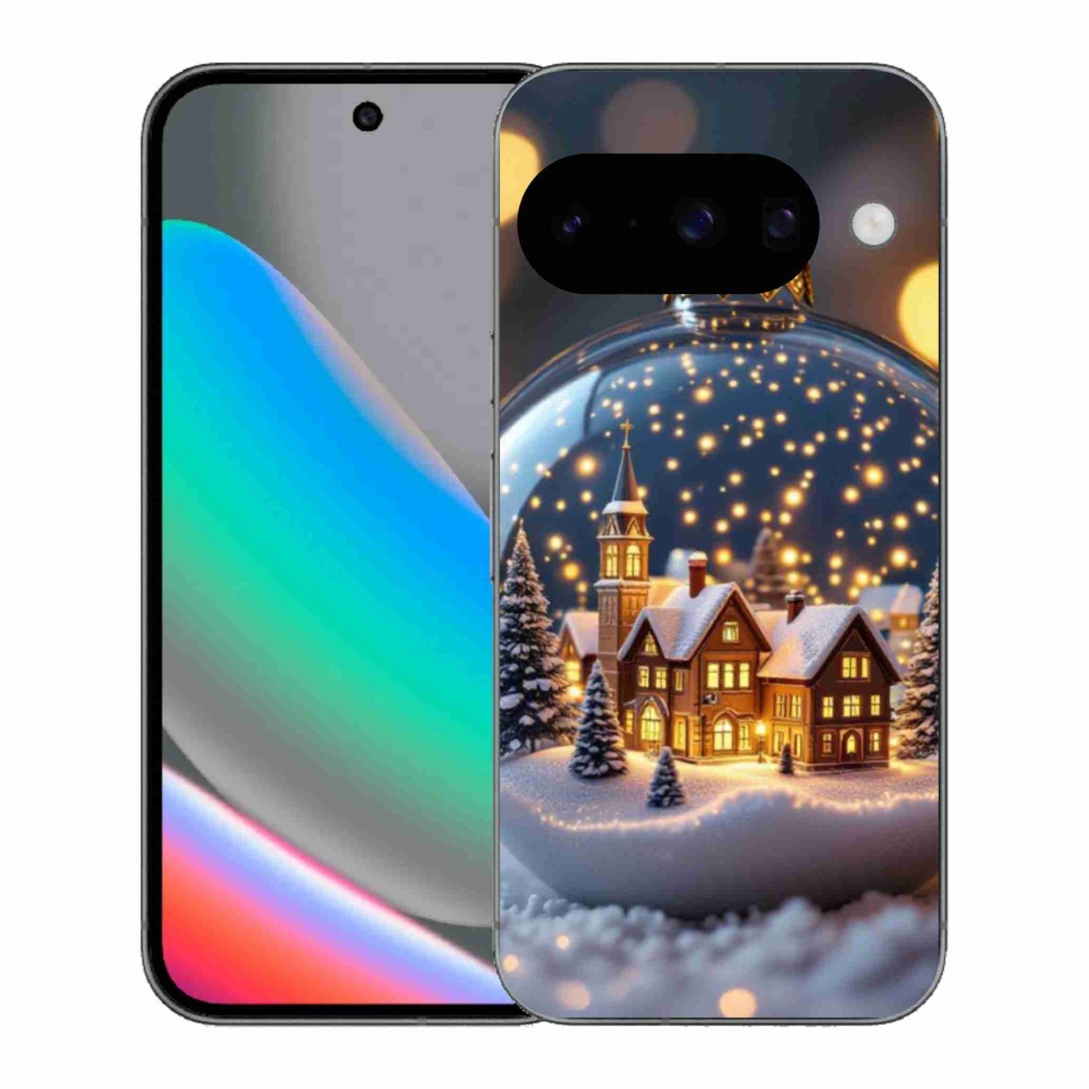 Gelový kryt mmCase na Google Pixel 10 - vánoční koule 4