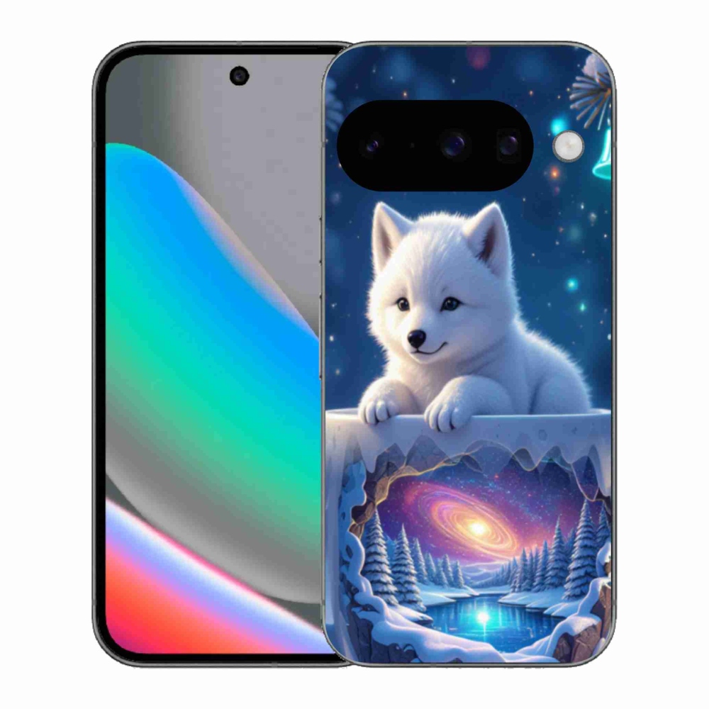 Gelový kryt mmCase na Google Pixel 10 - vánoční štěně