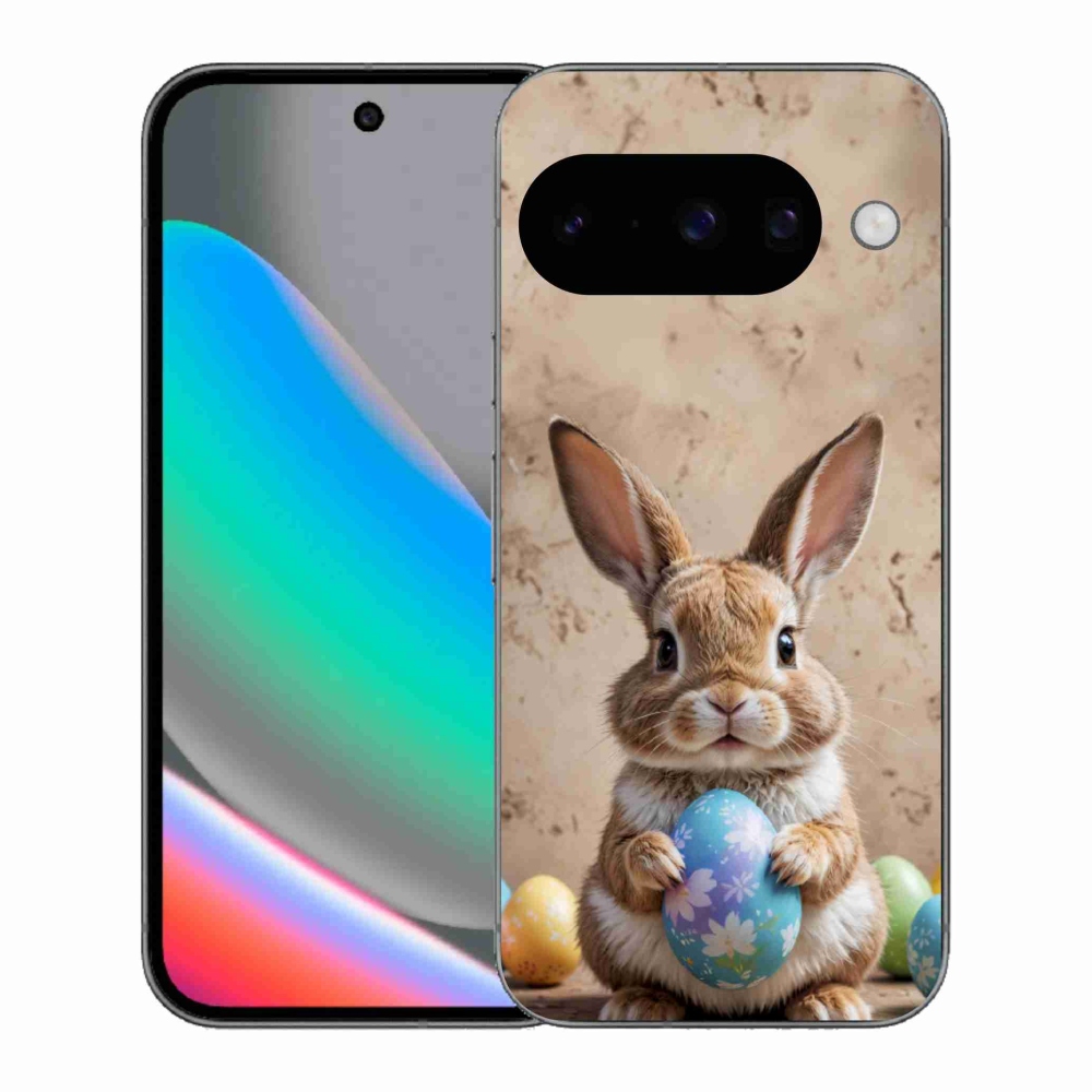 Gelový kryt mmCase na Google Pixel 10 - velikonoční králíček