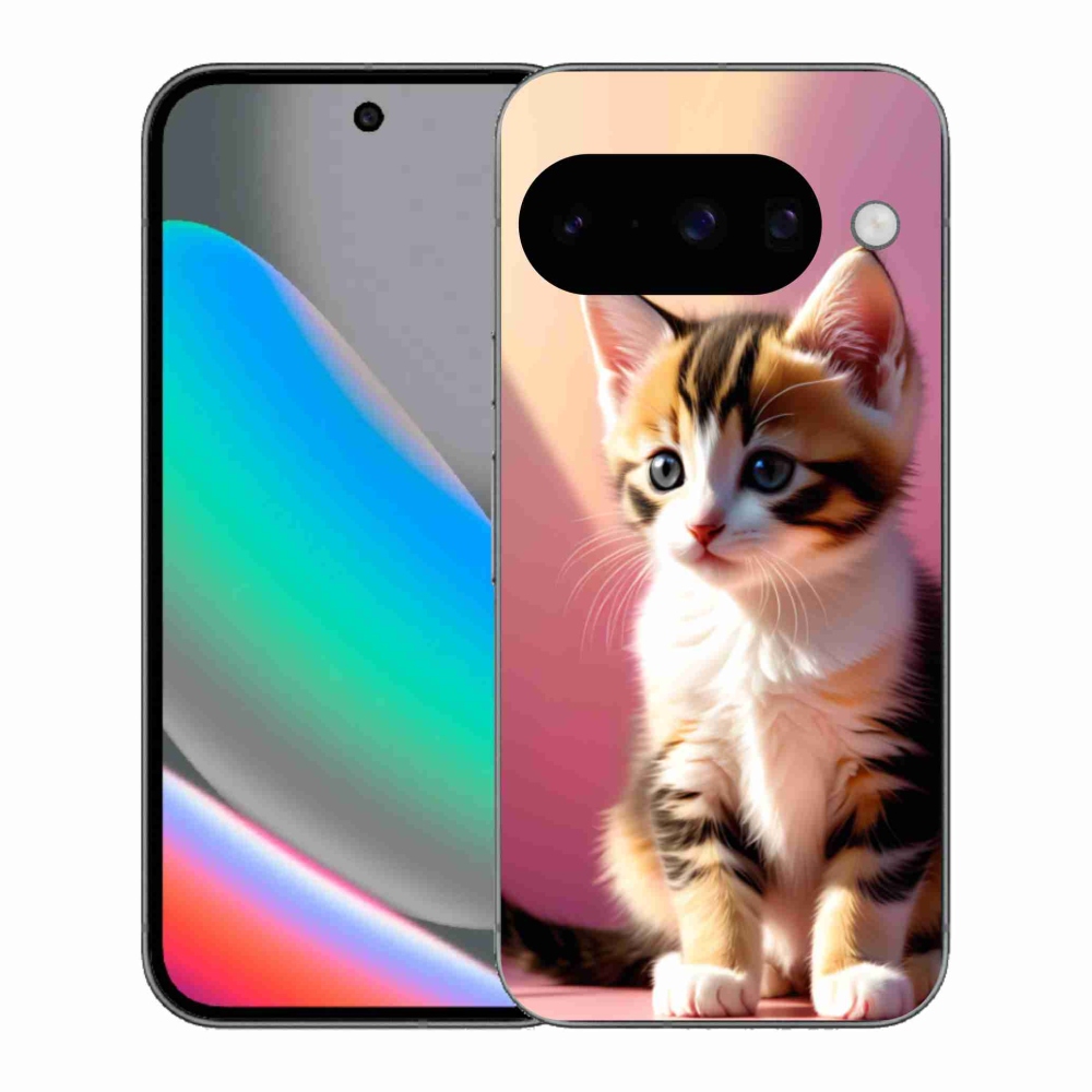 Gelový kryt mmCase na Google Pixel 10 - zvědavé kotě 2