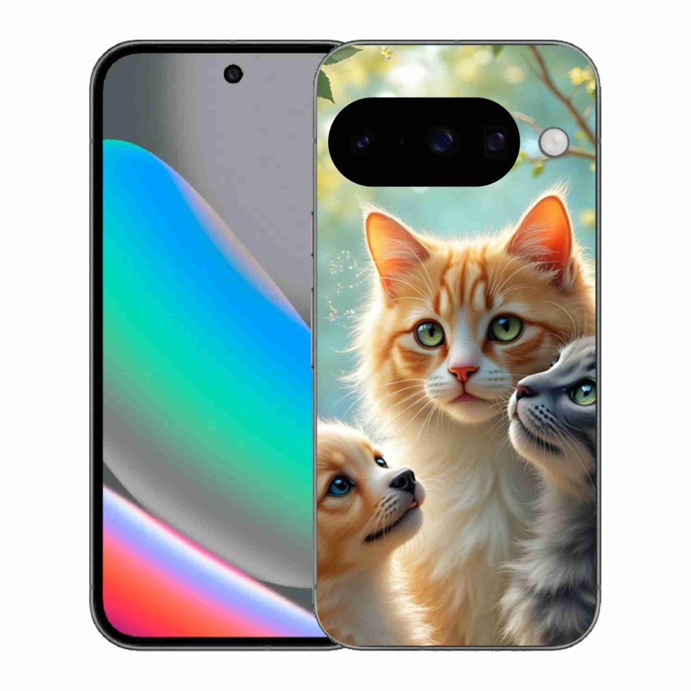 Gelový kryt mmCase na Google Pixel 10 - zvířecí přátelství 2