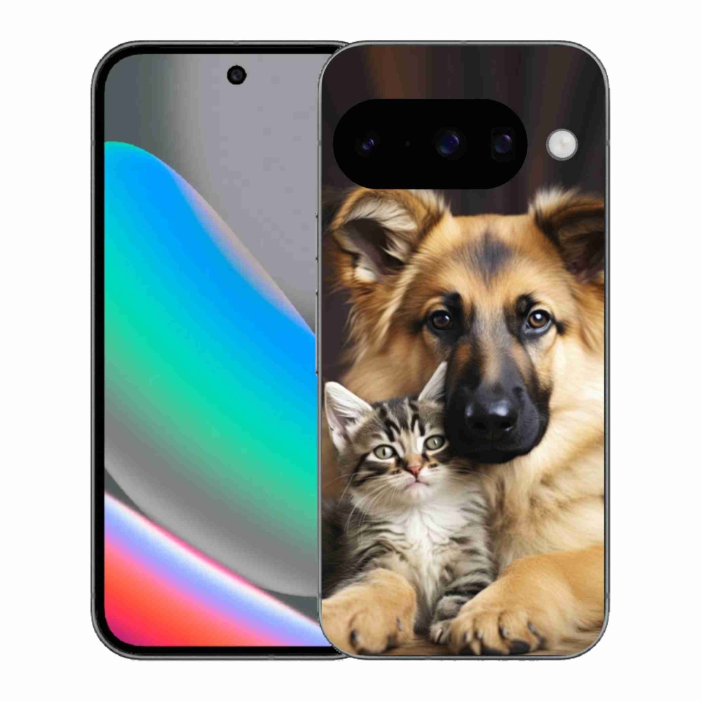 Gelový kryt mmCase na Google Pixel 10 - zvířecí přátelství