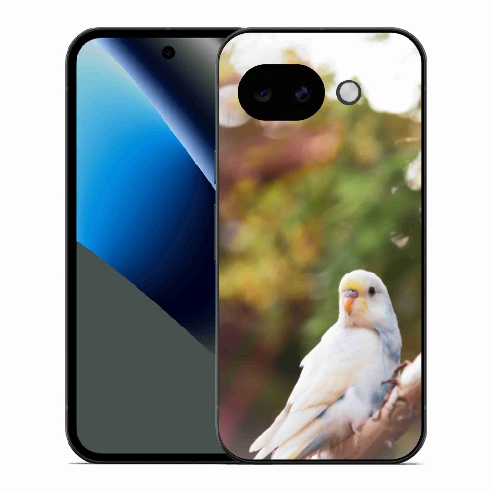 Gelový kryt mmCase na Google Pixel 10a - andulka bílá