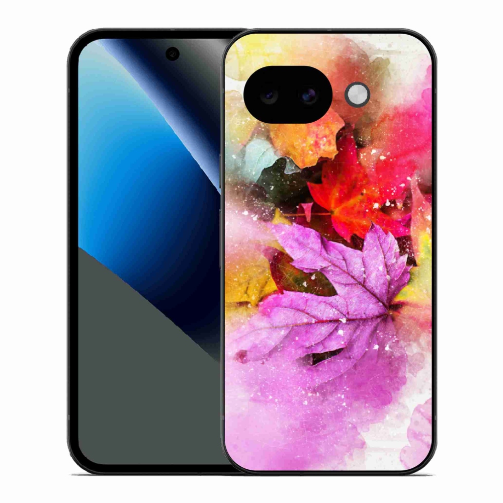 Gelový kryt mmCase na Google Pixel 10a - barevné listy