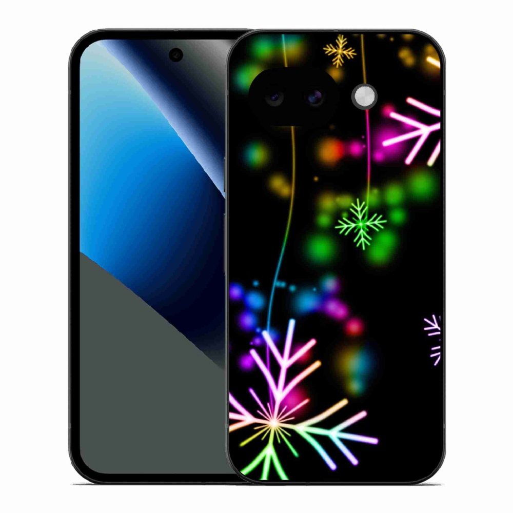 Gelový kryt mmCase na Google Pixel 10a - barevné vločky