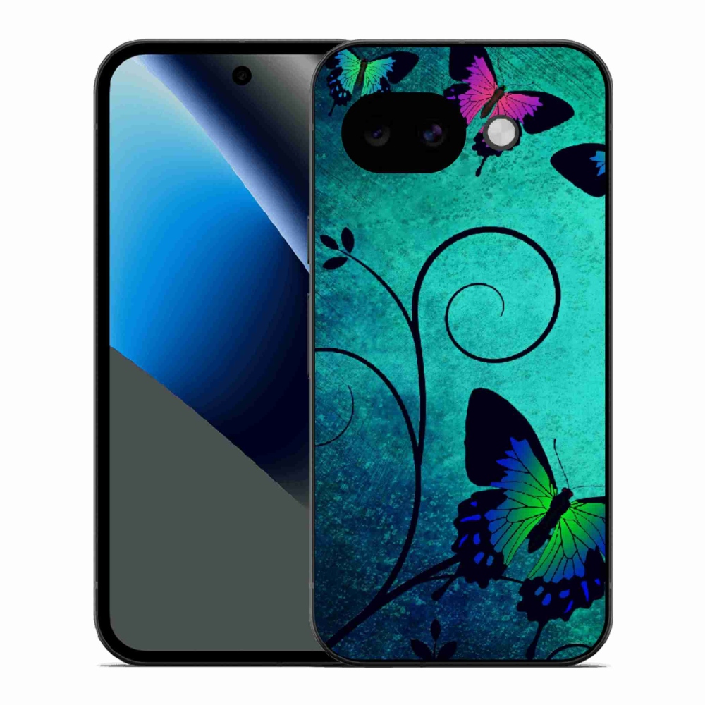 Gelový kryt mmCase na Google Pixel 10a - barevní motýli