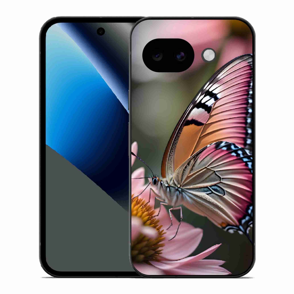 Gelový kryt mmCase na Google Pixel 10a - barevný motýl