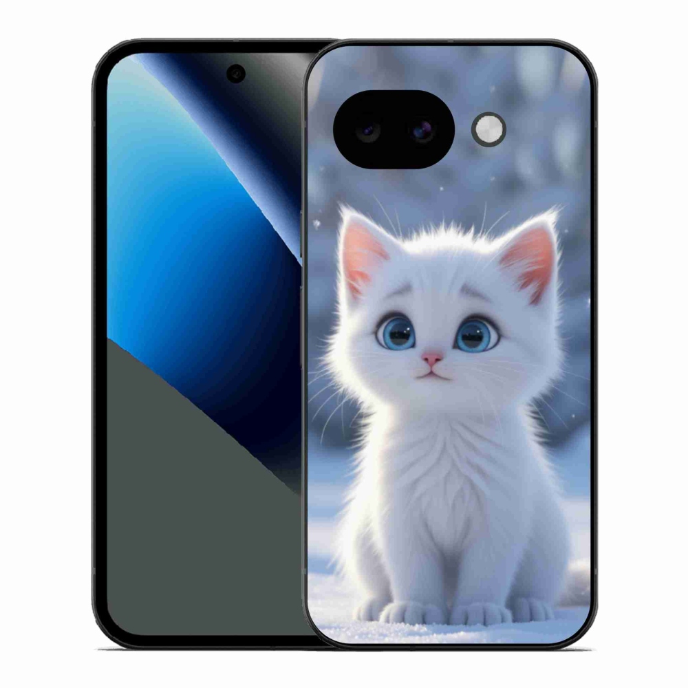 Gelový kryt mmCase na Google Pixel 10a - bílé kotě 3