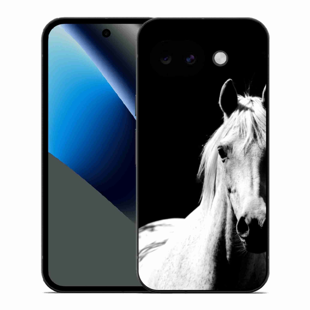 Gelový kryt mmCase na Google Pixel 10a - bílý kůň 5
