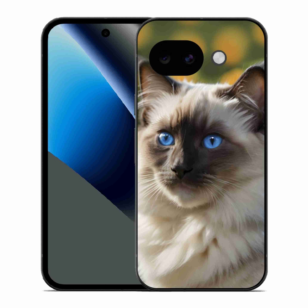 Gelový kryt mmCase na Google Pixel 10a - bílý ragdoll