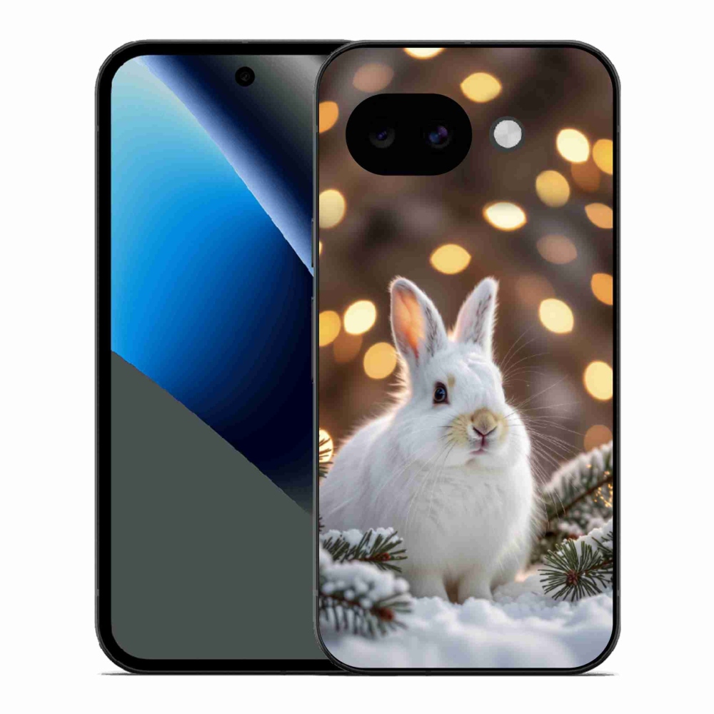 Gelový kryt mmCase na Google Pixel 10a - bílý zajíc