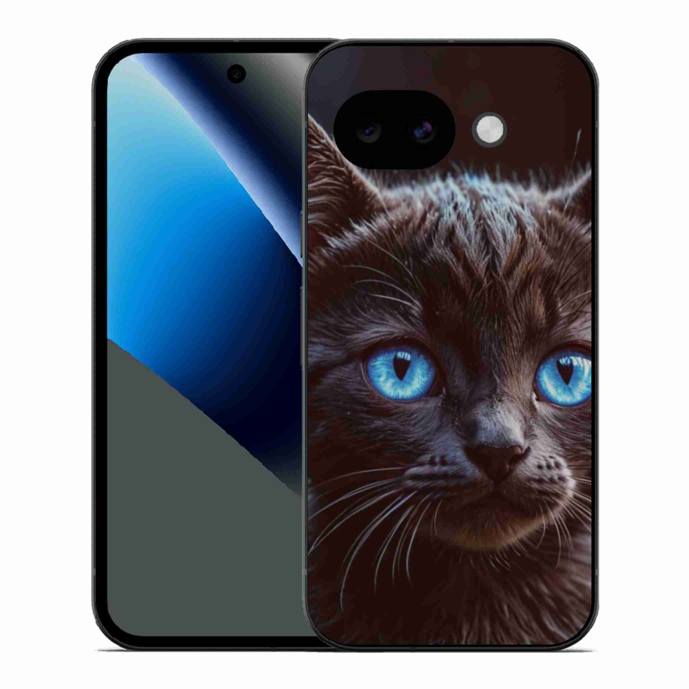 Gelový kryt mmCase na Google Pixel 10a - černé kotě 2