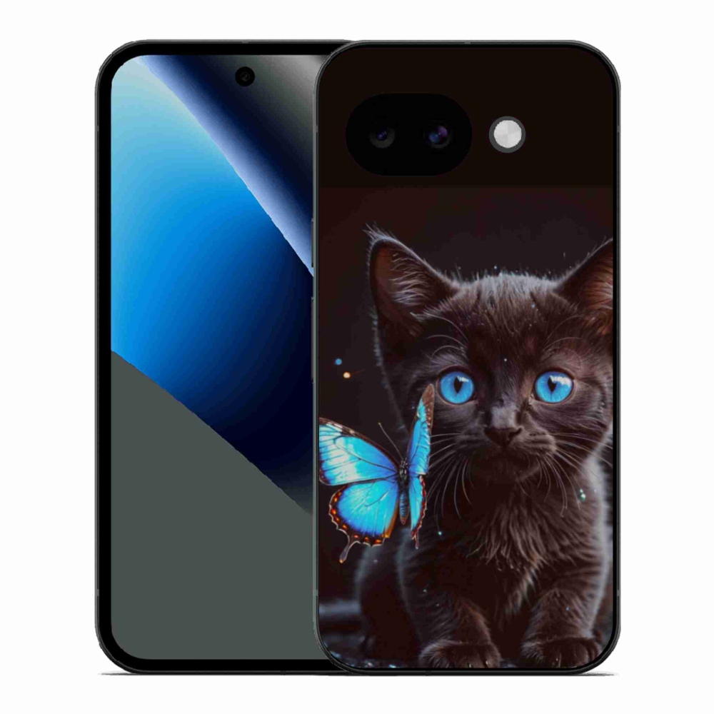 Gelový kryt mmCase na Google Pixel 10a - černé kotě 3