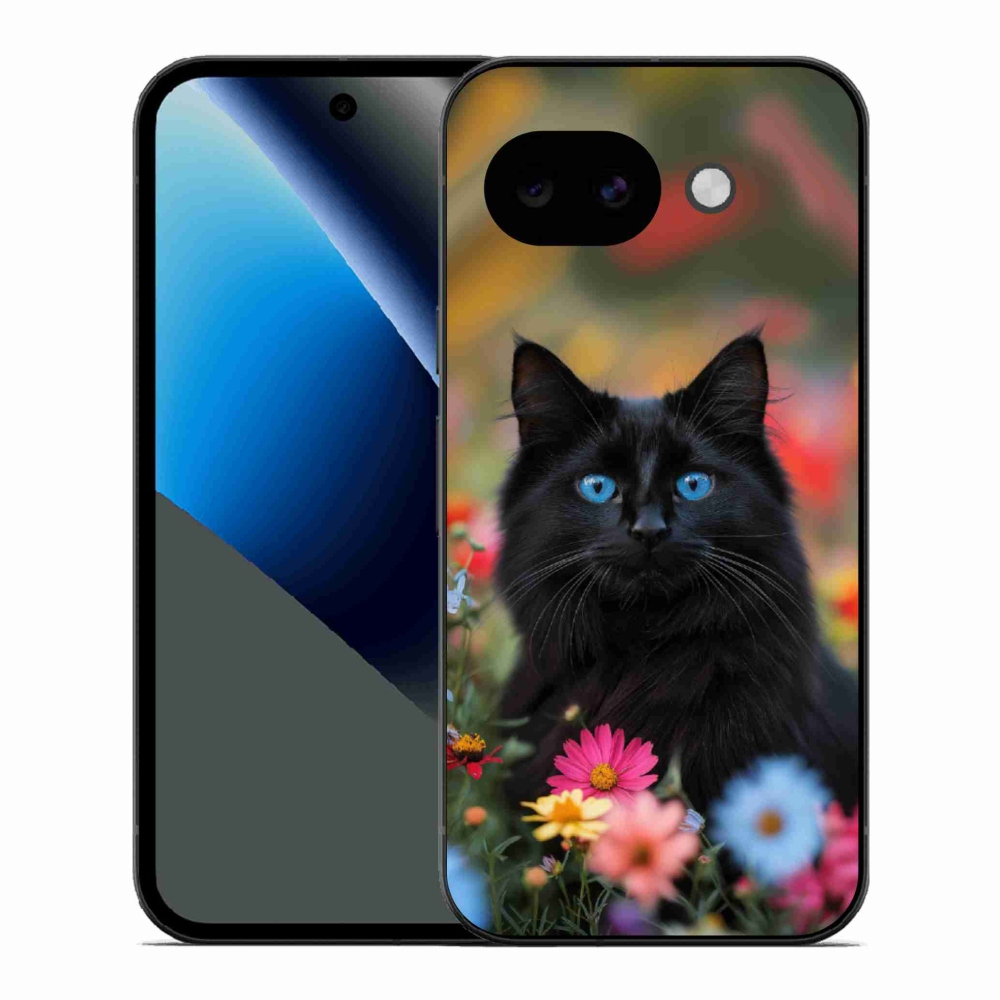 Gelový kryt mmCase na Google Pixel 10a - černé kotě 4