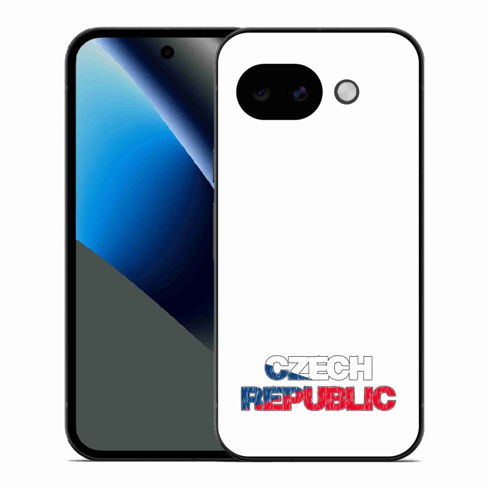 Gelový kryt mmCase na Google Pixel 10a - Czech Republic bílé pozadí