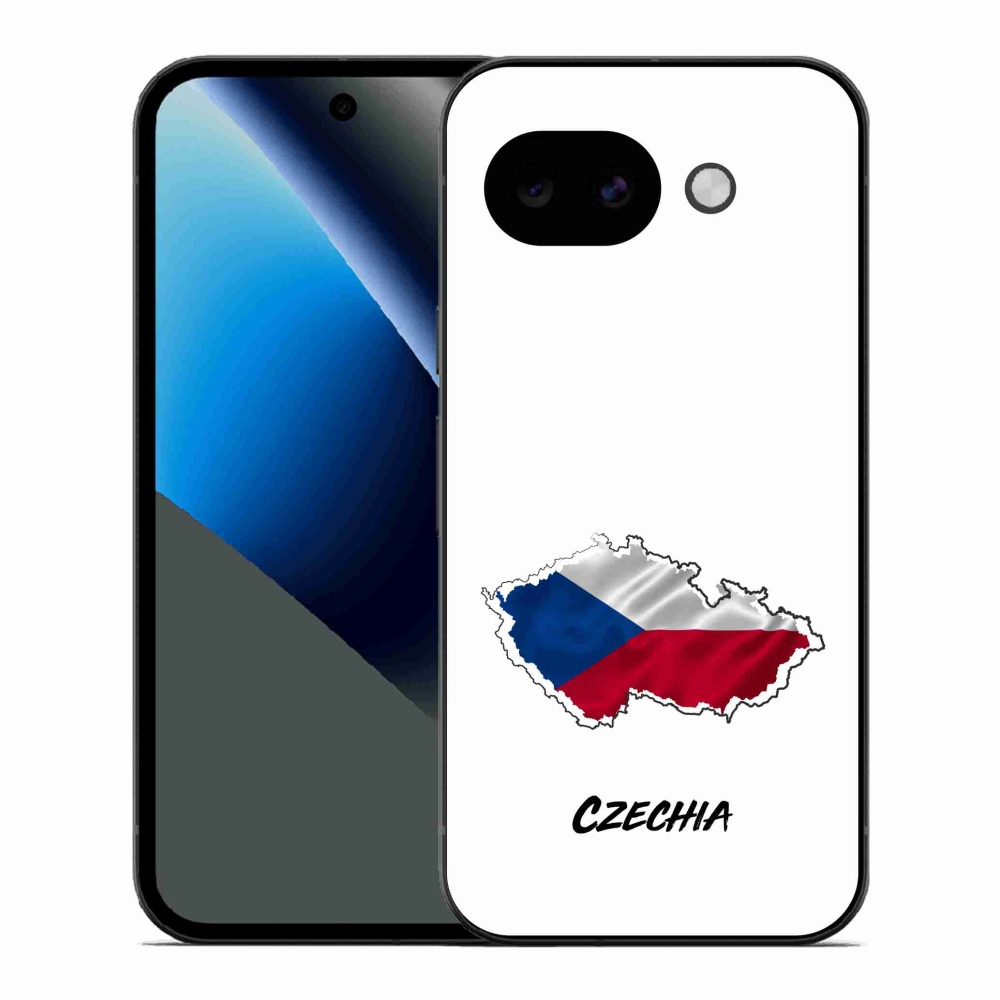 Gelový kryt mmCase na Google Pixel 10a - Czechia bílé pozadí