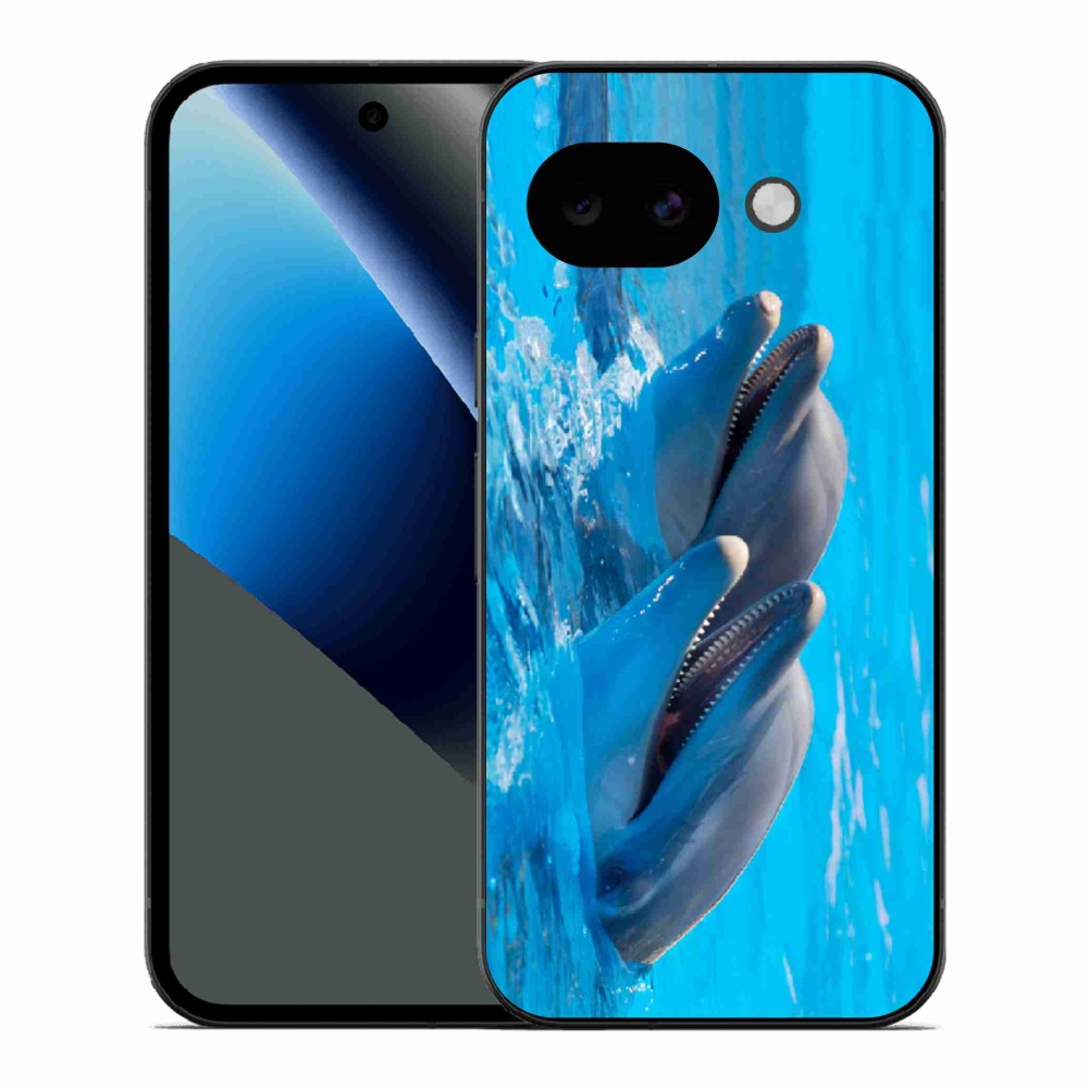 Gelový kryt mmCase na Google Pixel 10a - delfíni