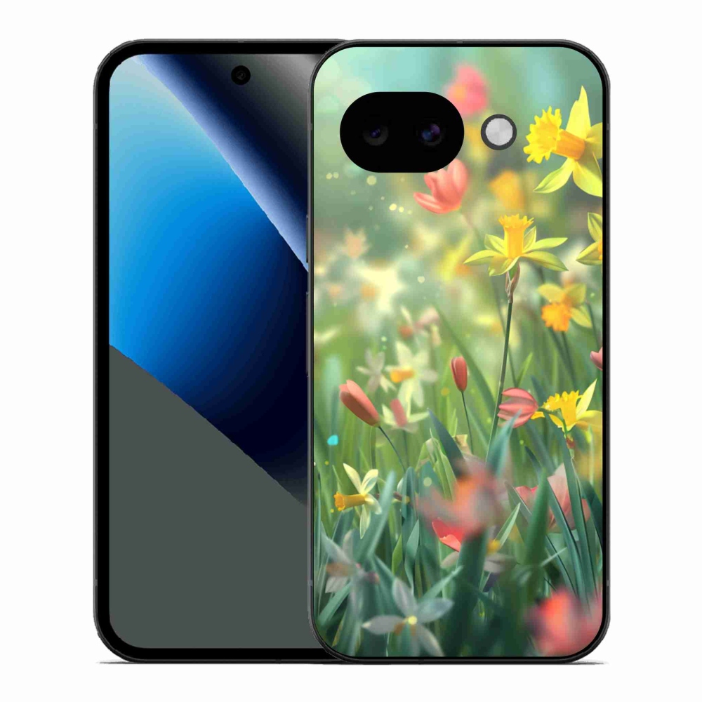 Gelový kryt mmCase na Google Pixel 10a - jarní květy
