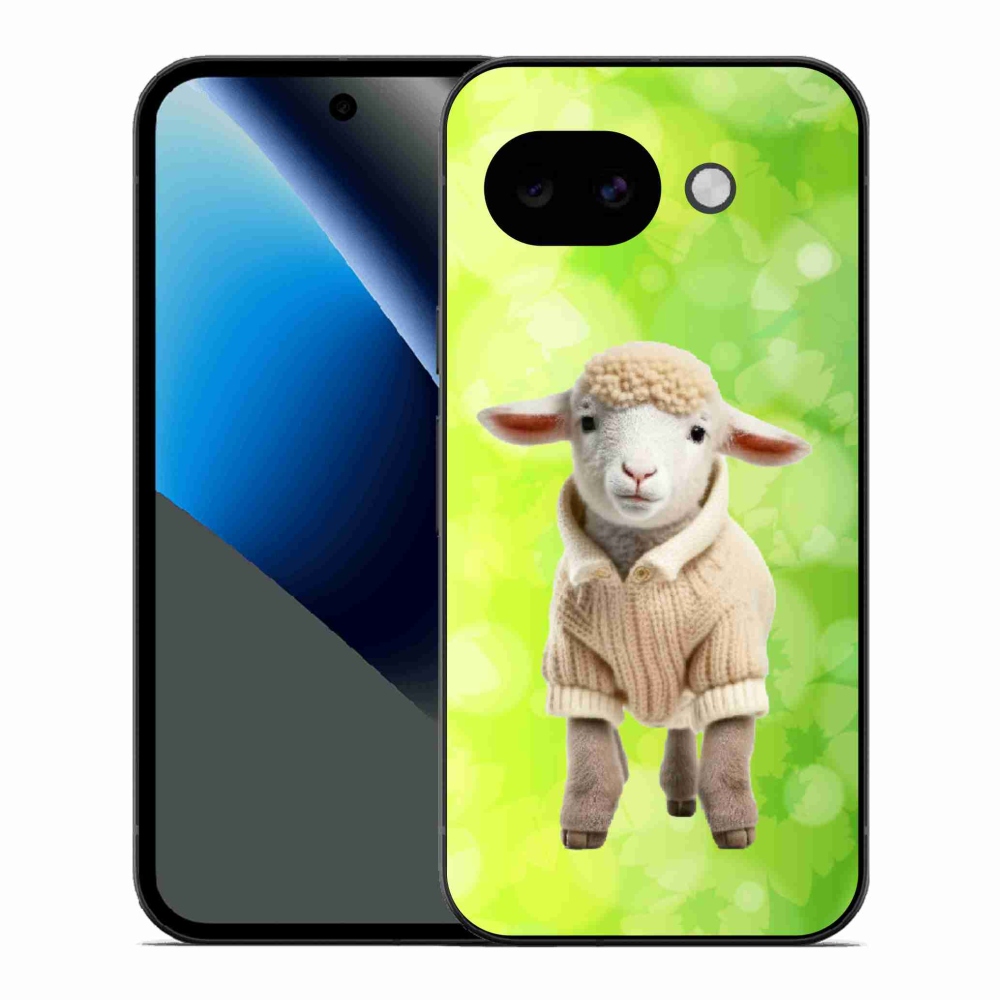 Gelový kryt mmCase na Google Pixel 10a - jehně ve svetru