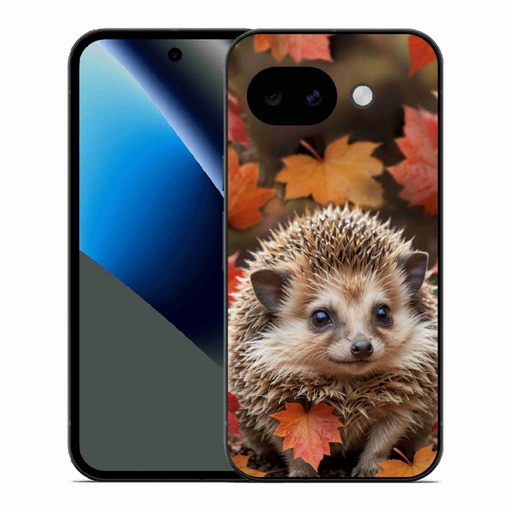 Gelový kryt mmCase na Google Pixel 10a - ježek v listí
