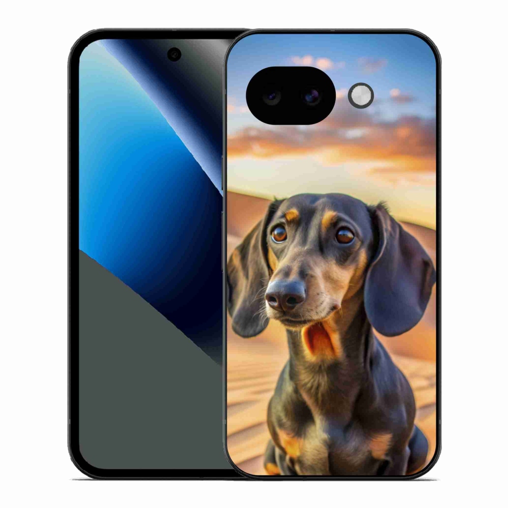 Gelový kryt mmCase na Google Pixel 10a - jezevčík 3 