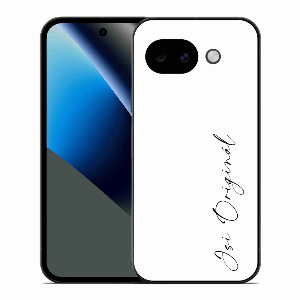 Gelový kryt mmCase na Google Pixel 10a - jsi originál bílé pozadí
