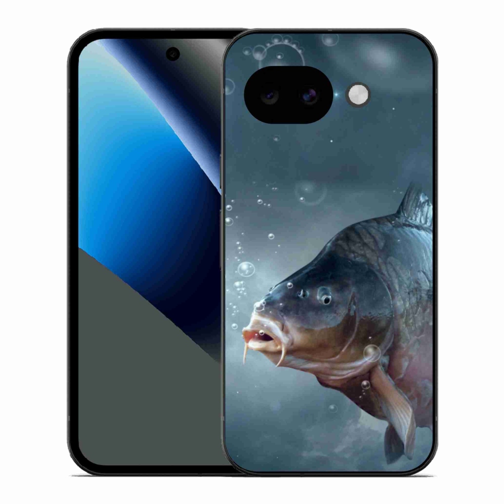 Gelový kryt mmCase na Google Pixel 10a - kapr a bublinky