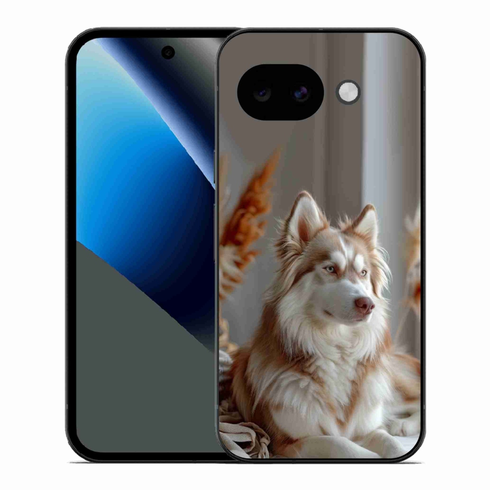 Gelový kryt mmCase na Google Pixel 10a - klidný sibiřský husky