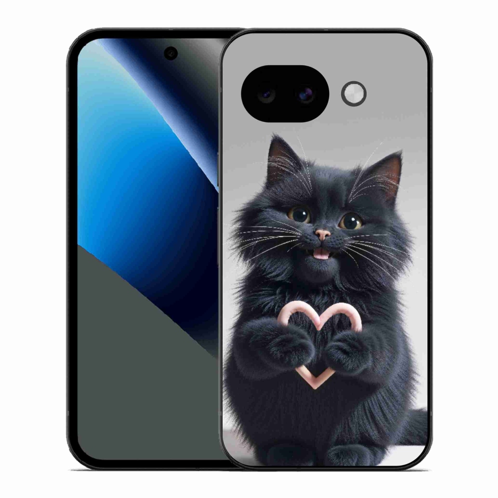 Gelový kryt mmCase na Google Pixel 10a - kočičí láska 3