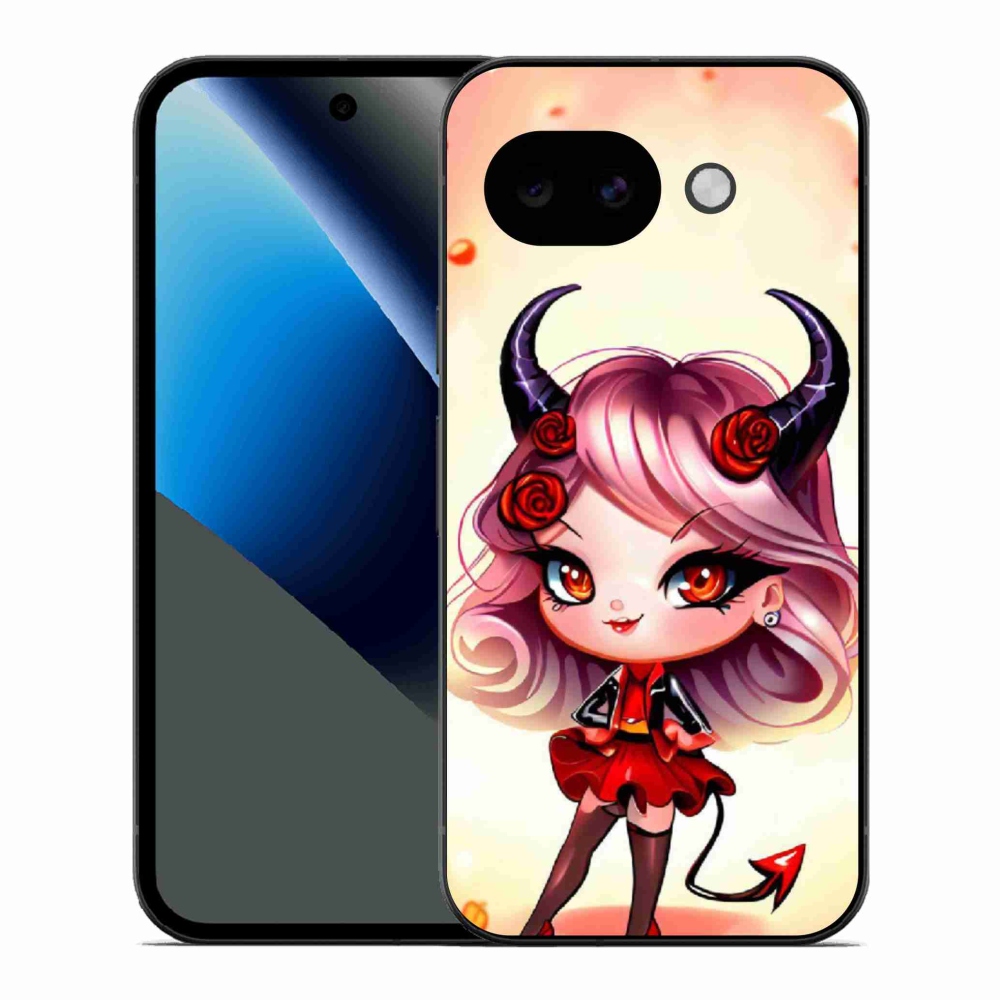 Gelový kryt mmCase na Google Pixel 10a - kreslená čertice