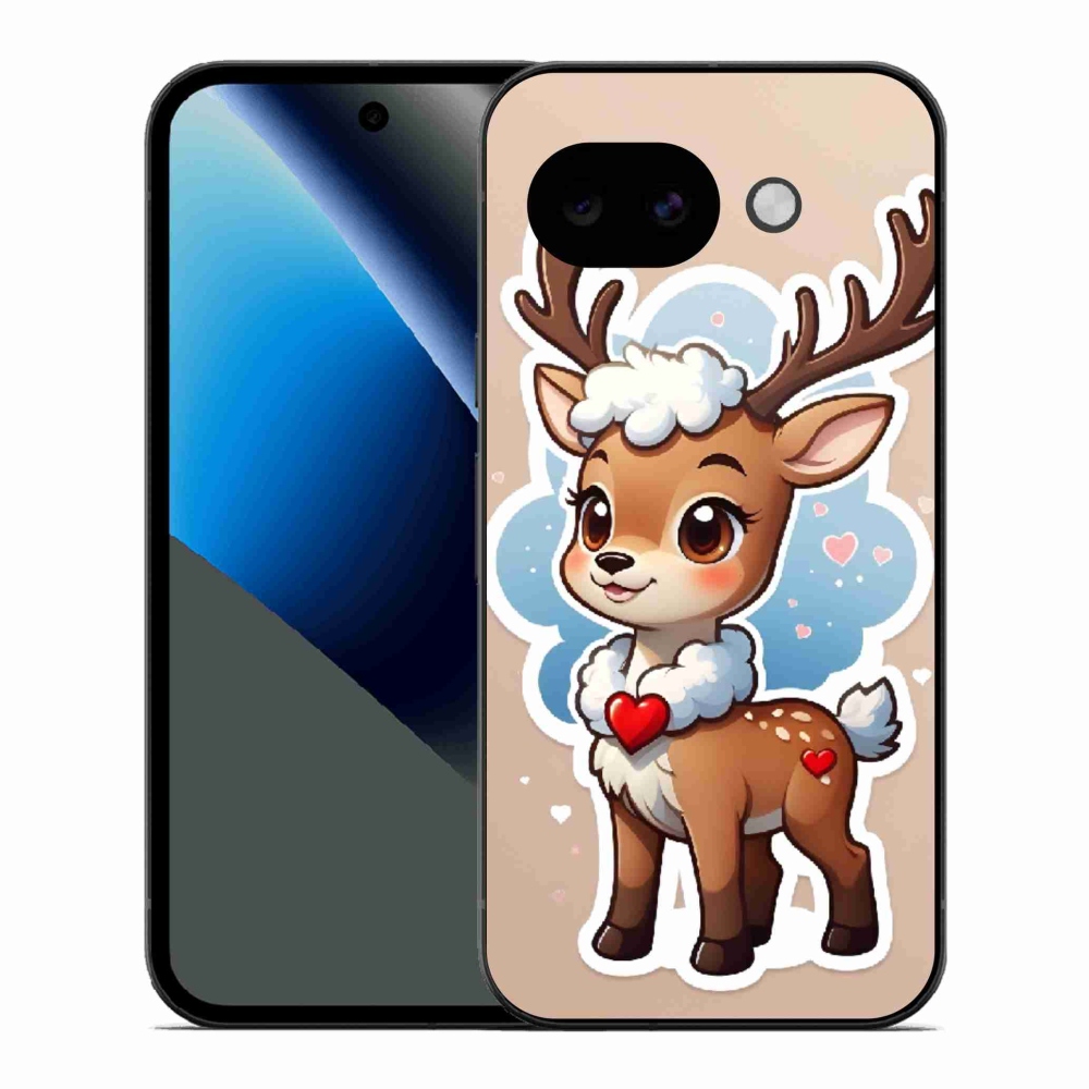 Gelový kryt mmCase na Google Pixel 10a - kreslený sob